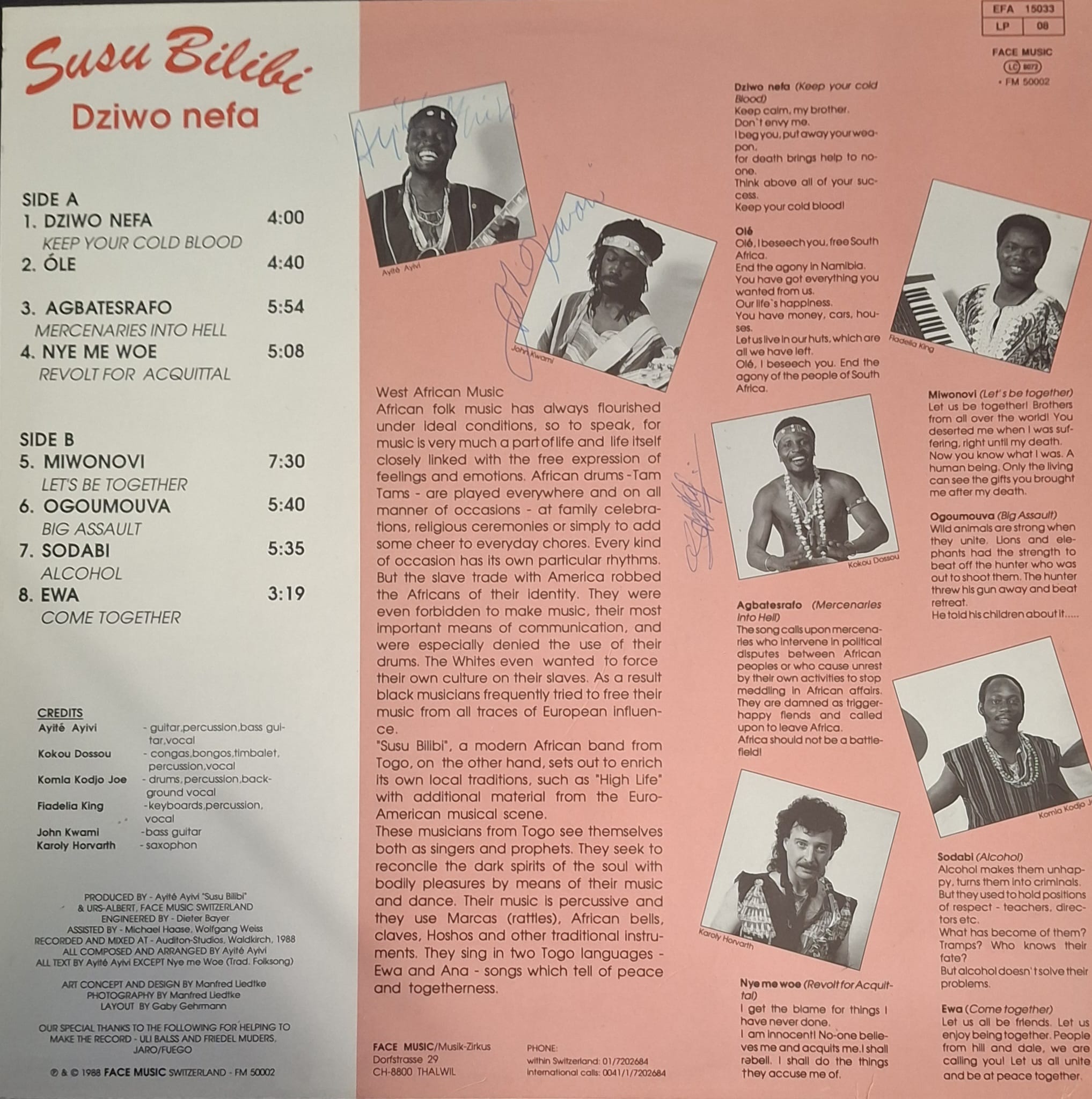 Dziwo Nefa - SUSU BILIBI (Vinyl LP)