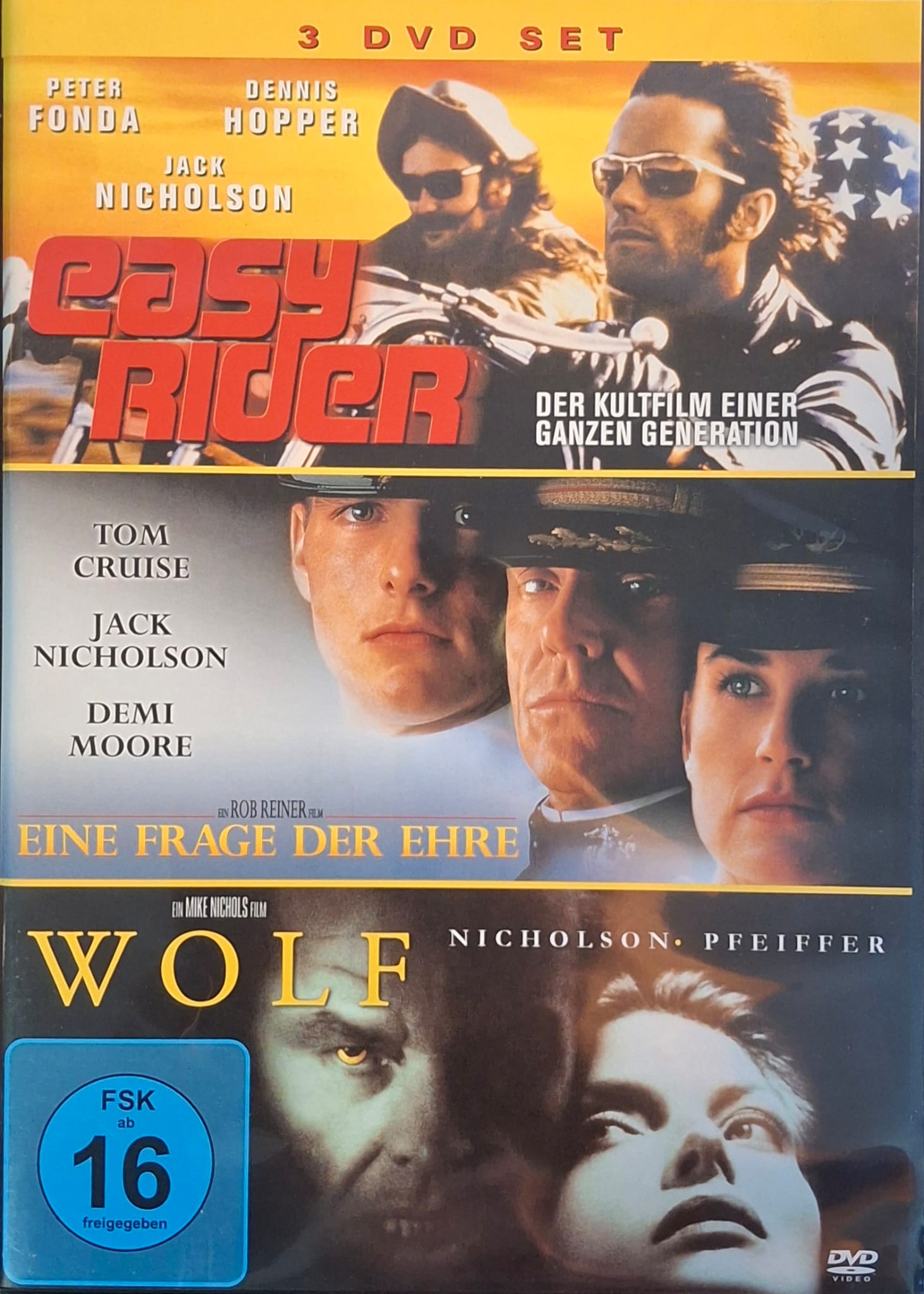 Easy Rider / Eine Frage der Ehre / Wolf (DVD Box)