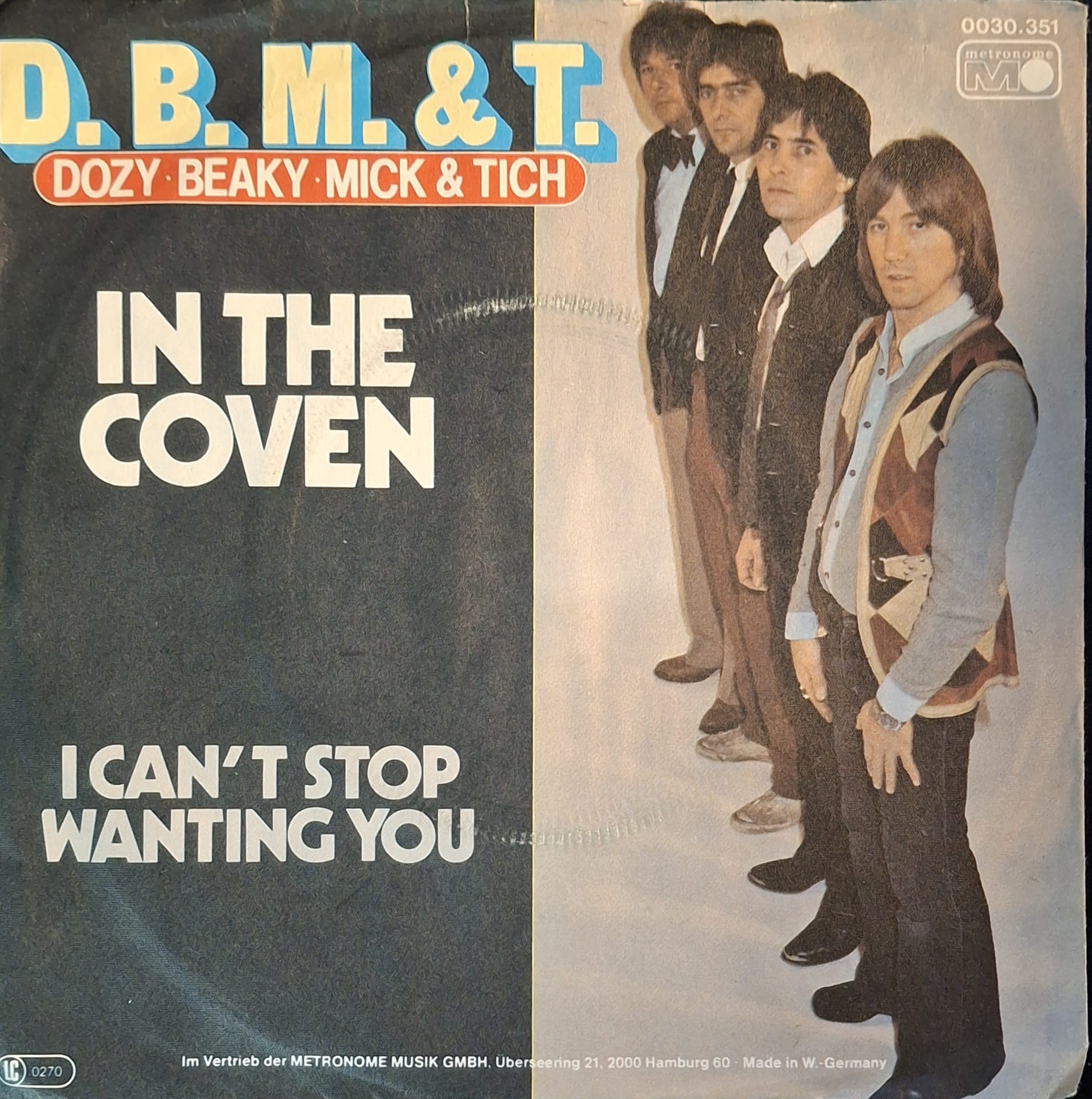 In The Coven - D.B.M.&T. (Vinyl Single)