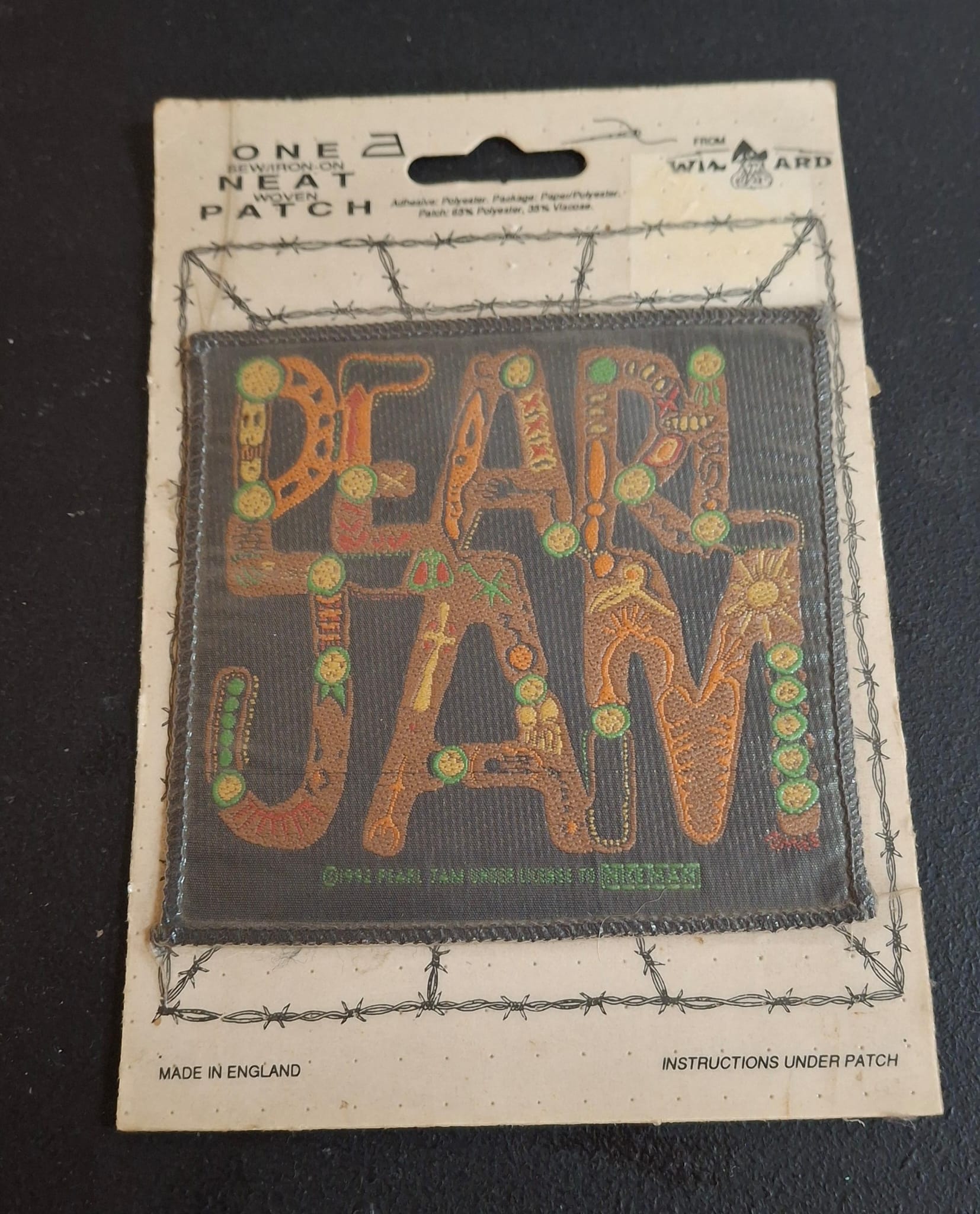 Music For Rhinos Patch - PEARL JAM