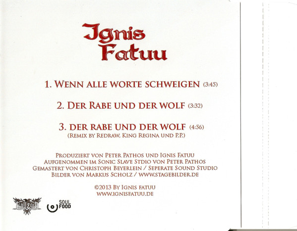 Wenn Alle Worte Schweigen - IGNIS FATUU (CD)