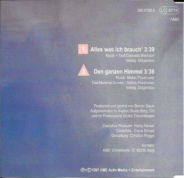Alles Was Ich Brauch' - PETERS, STEFAN (CD)