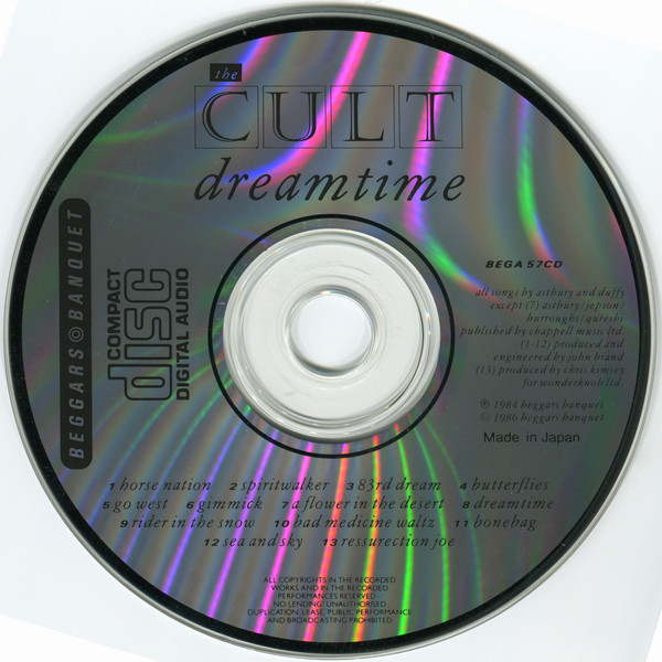 Dreamtime - THE CULT (CD)